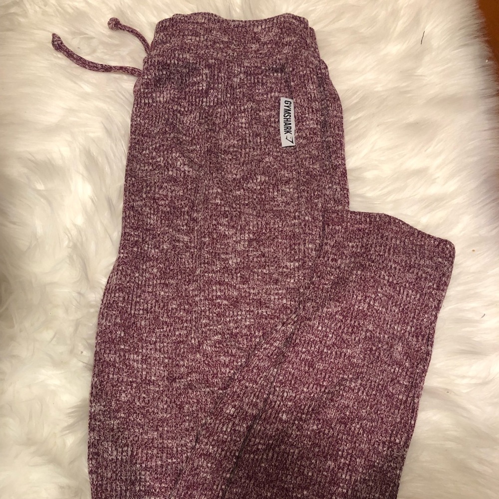 Gymshark slounge leggings in plum